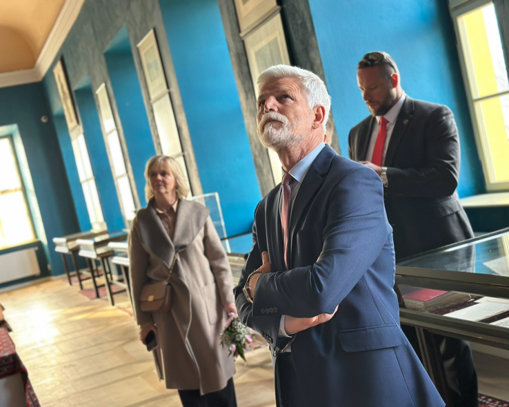 FOTOGALERIE: Návštěva prezidenta Petra Pavla v Týnci u Klatov