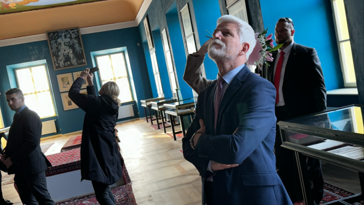 FOTOGALERIE: Návštěva prezidenta Petra Pavla v Týnci u Klatov