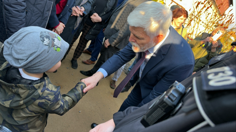 FOTOGALERIE: Návštěva prezidenta Petra Pavla v Týnci u Klatov