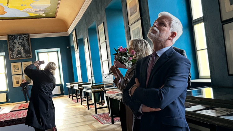 FOTOGALERIE: Návštěva prezidenta Petra Pavla v Týnci u Klatov