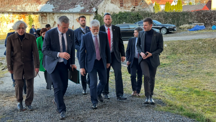 FOTOGALERIE: Návštěva prezidenta Petra Pavla v Týnci u Klatov