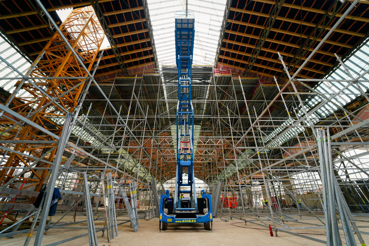 FOTOGALERIE: Tři roky rekonstrukcí. Podívejte se, jak to vypadá v Průmyslovém paláci