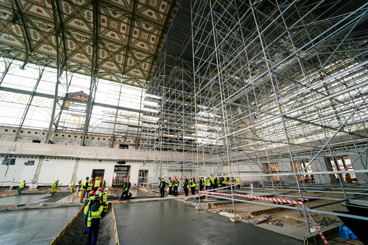 FOTOGALERIE: Tři roky rekonstrukcí. Podívejte se, jak to vypadá v Průmyslovém paláci