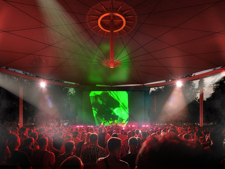 Letní kino Háječek Mimosa architekti