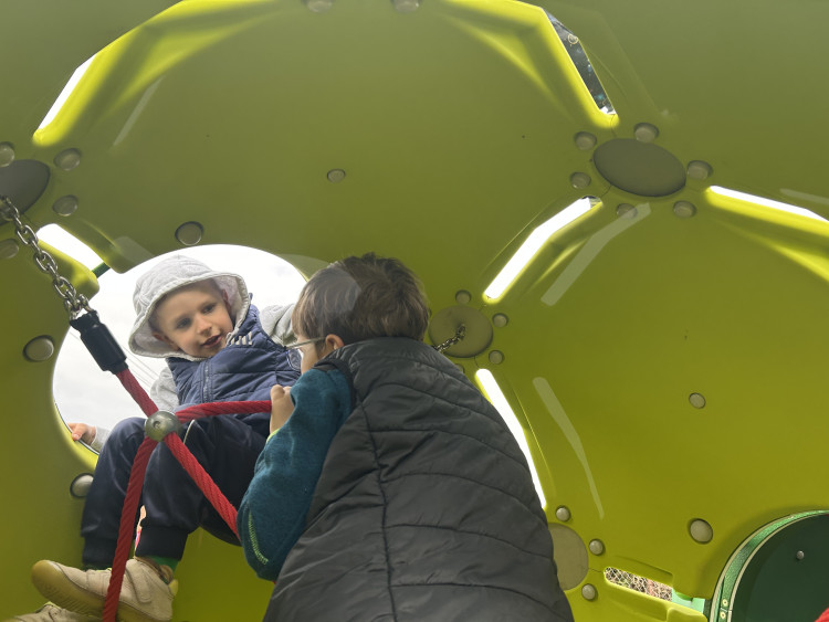 Otevření dětského hřiště v Dolní Cerekvi