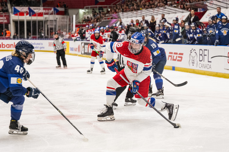 České hokejistky na domácím mistrovství podruhé prohrály, podlehly Finkám 2:4