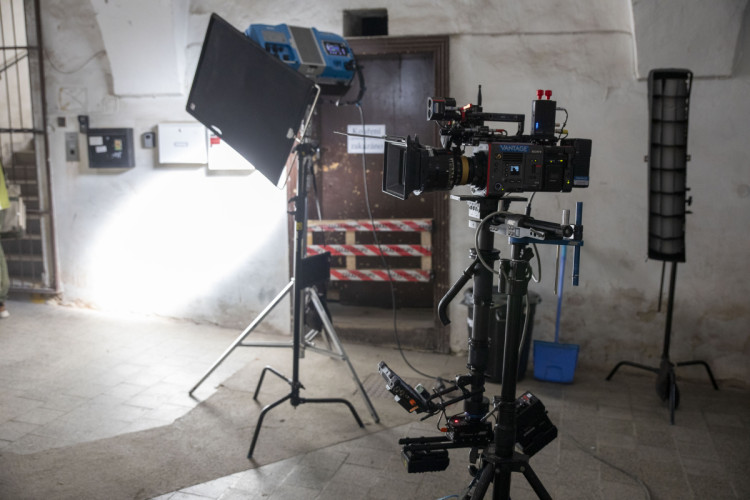 FOTOGALERIE: V centru Olomouce se natáčely kaskadérské scény filmu Když se zhasne