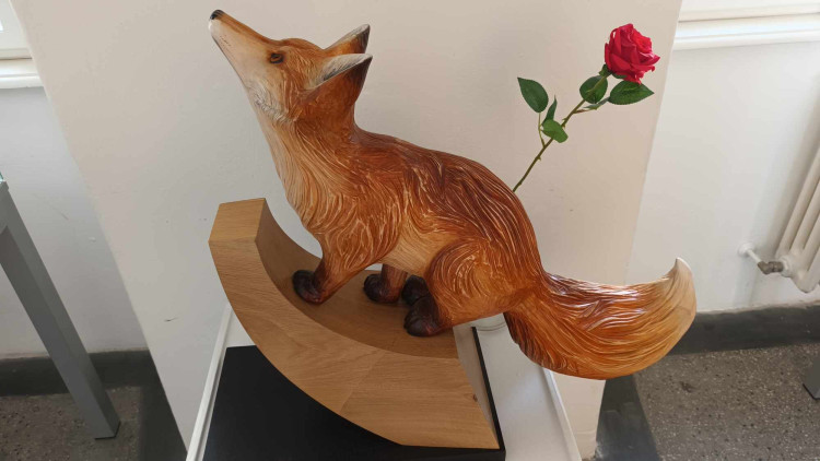 FOTOGALERIE: V přerovském muzeu vystavují studenti tovačovské řezbářské školy