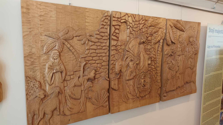 FOTOGALERIE: V přerovském muzeu vystavují studenti tovačovské řezbářské školy