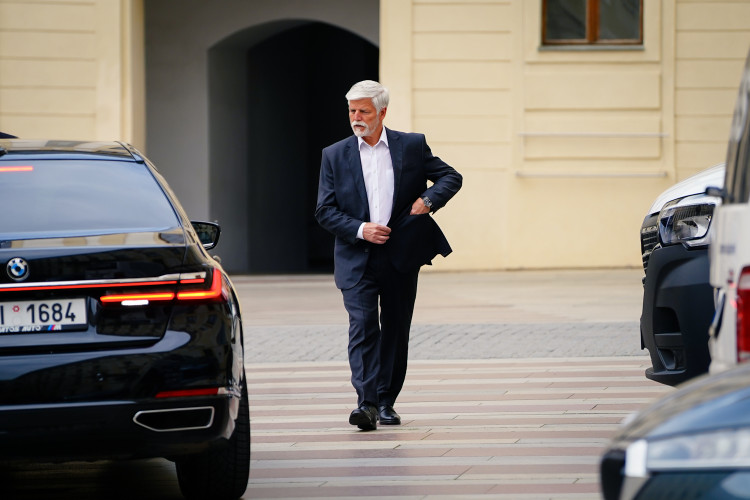FOTOGALERIE: Prezident Pavel přijal na Hradě Zelenského