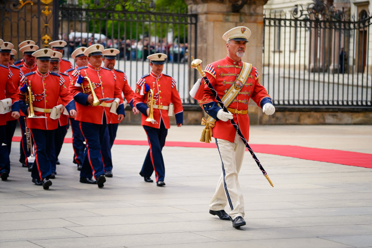 FOTOGALERIE: Prezident Pavel přijal na Hradě Zelenského