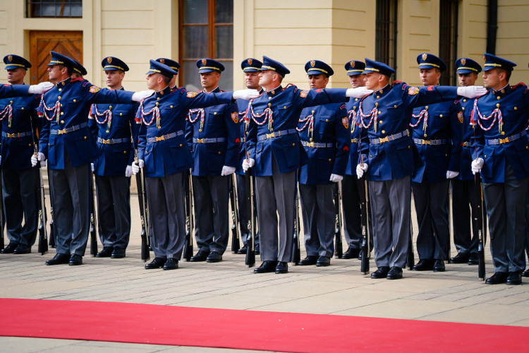 FOTOGALERIE: Prezident Pavel přijal na Hradě Zelenského