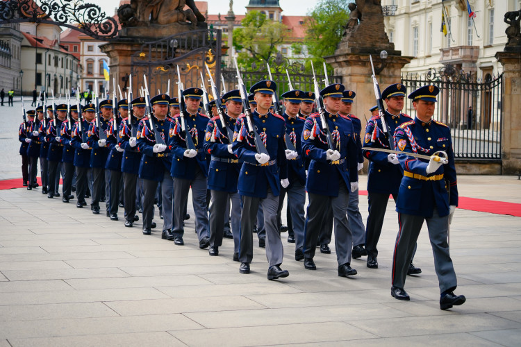 FOTOGALERIE: Prezident Pavel přijal na Hradě Zelenského