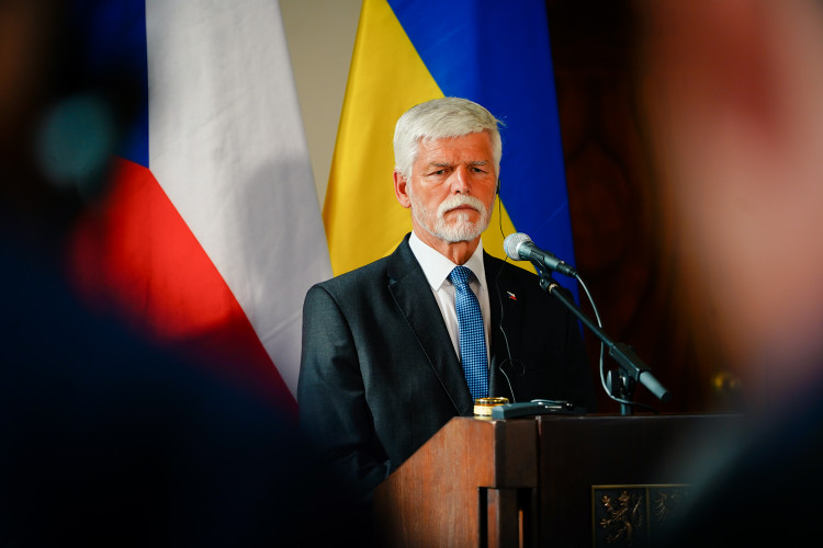 FOTOGALERIE: Prezident Pavel přijal na Hradě Zelenského