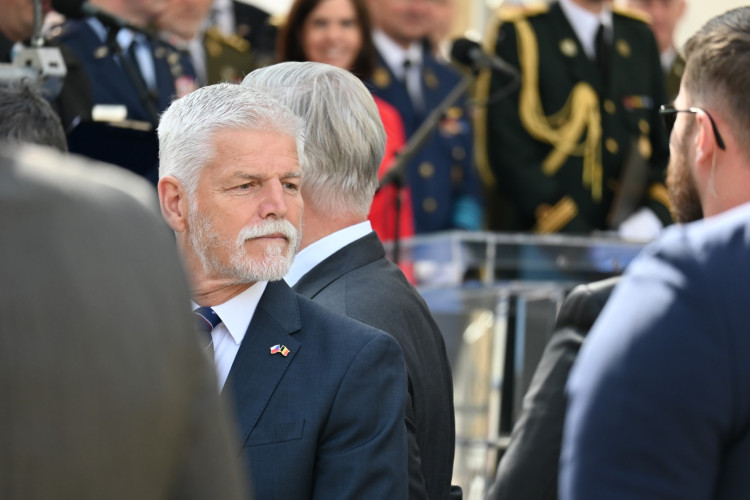 Pietní akt za účasti prezidenta ČR Petra Pavla a belgického krále Philippa