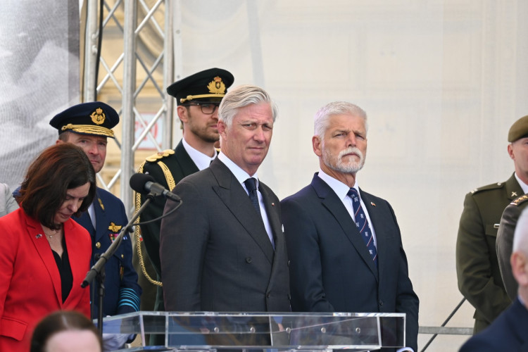 Pietní akt za účasti prezidenta ČR Petra Pavla a belgického krále Philippa