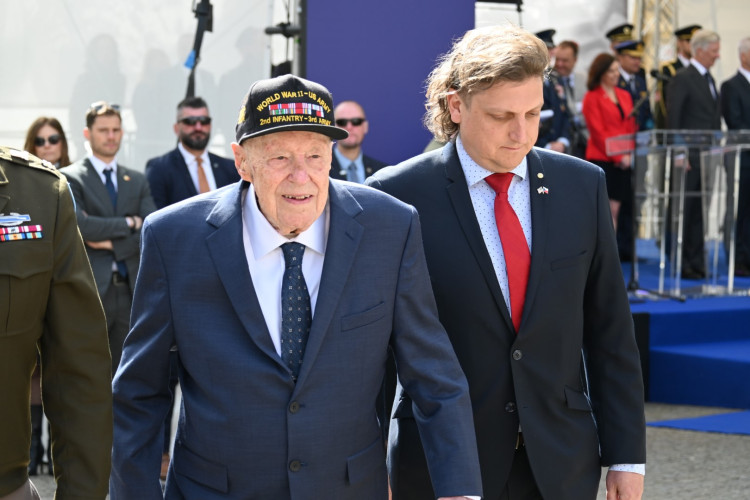 Pietní akt za účasti prezidenta ČR Petra Pavla a belgického krále Philippa