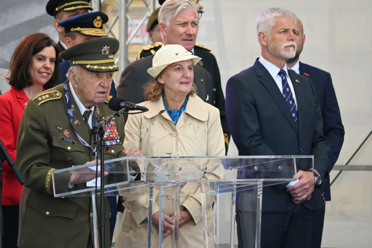 Pietní akt za účasti prezidenta ČR Petra Pavla a belgického krále Philippa