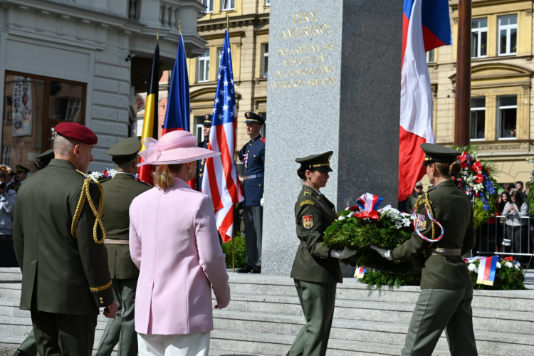 Pietní akt za účasti prezidenta ČR Petra Pavla a belgického krále Philippa