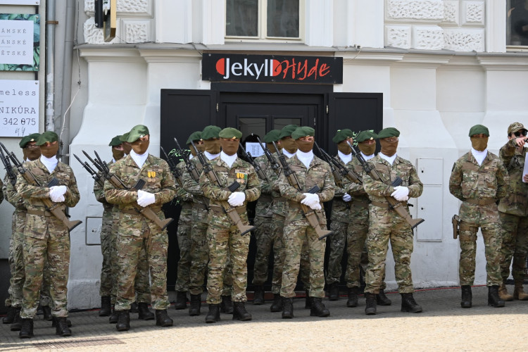 Pietní akt za účasti prezidenta ČR Petra Pavla a belgického krále Philippa