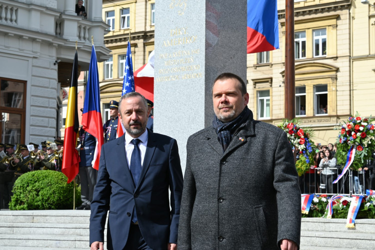 Pietní akt za účasti prezidenta ČR Petra Pavla a belgického krále Philippa