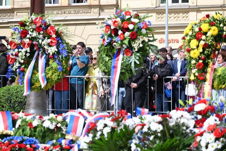 Pietní akt za účasti prezidenta ČR Petra Pavla a belgického krále Philippa