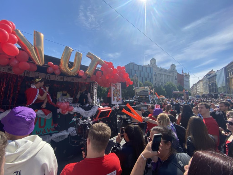 FOTOGALERIE: Studenti roztančili centrum Brna. Tradiční Majáles oslavili ve velkém stylu