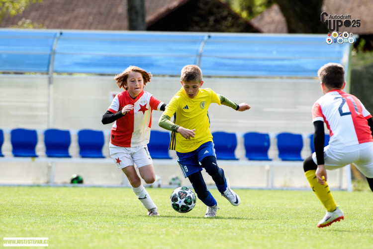 Skandování, góly a silné emoce. Malí fotbalisté si letošní Autodraft Cup užili