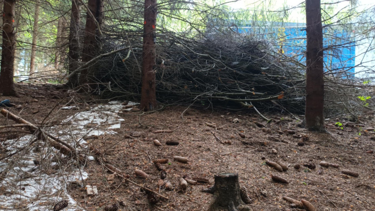 FOTOGALERIE: Nebezpečné kadmiové odpady u Vikantic na Šumpersku