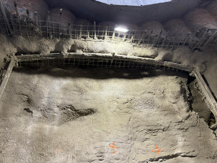 FOTOGALERIE: Budoucí tunel na Vinohradech má patronku. Svatá Barbora ochrání dělníky na stavbě