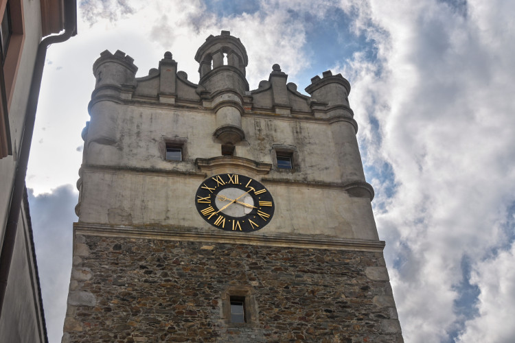 Interiér a exteriér Brány Matky Boží v Jihlavě