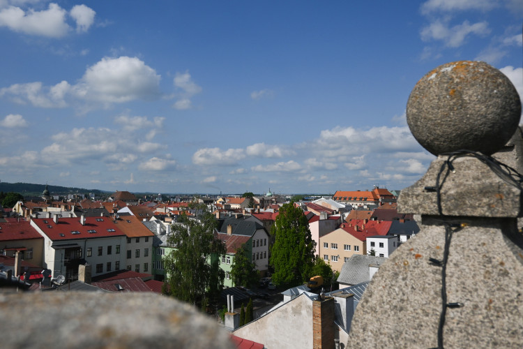 Výhledy z Brány Matky Boží v Jihlavě