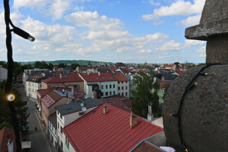 Výhledy z Brány Matky Boží v Jihlavě