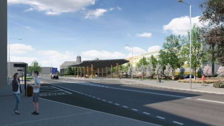 FOTOGALERIE: Stavba kritizovaného parkovacího domu v Prostějově vyvolala uzavírky