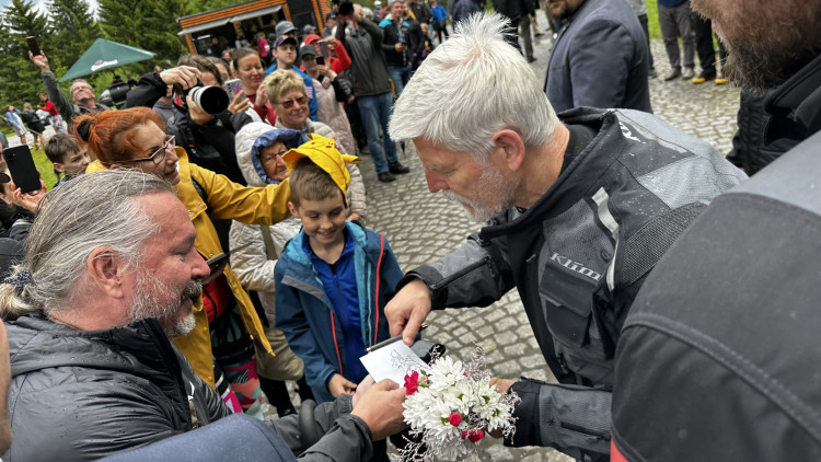 Prezident Petr Pavel na Šumavě
