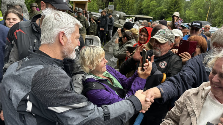 Prezident Petr Pavel na Šumavě