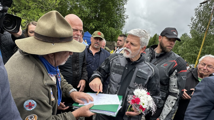 Prezident Petr Pavel na Šumavě