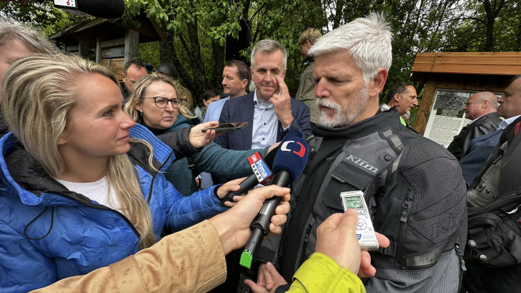 Prezident Petr Pavel na Šumavě