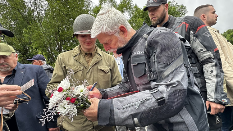 Prezident Petr Pavel na Šumavě