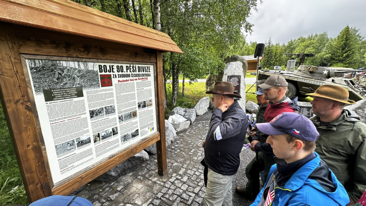 Prezident Petr Pavel na Šumavě