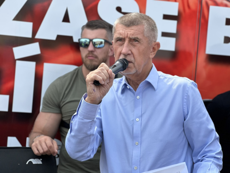 Andrej Babiš v Blovicích