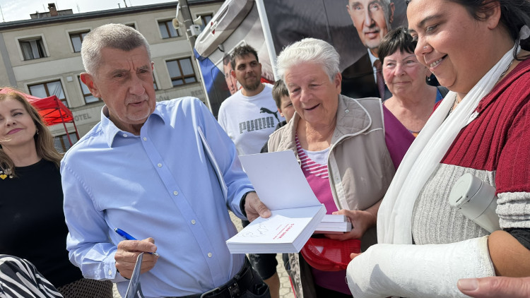 Andrej Babiš v Blovicích