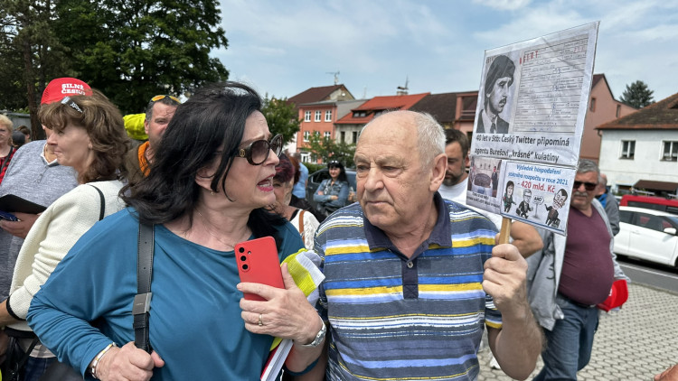 Andrej Babiš v Blovicích