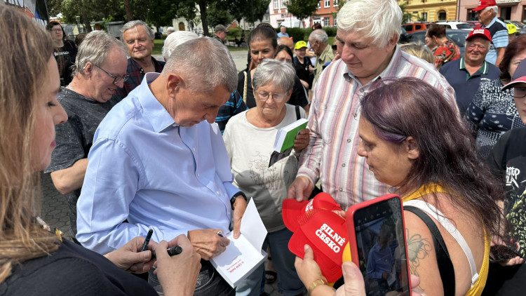 Andrej Babiš v Blovicích