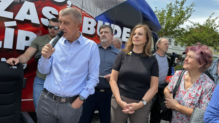 Andrej Babiš v Blovicích