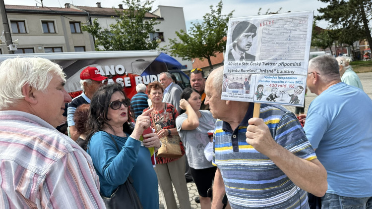 Andrej Babiš v Blovicích