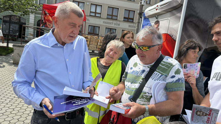 Andrej Babiš v Blovicích