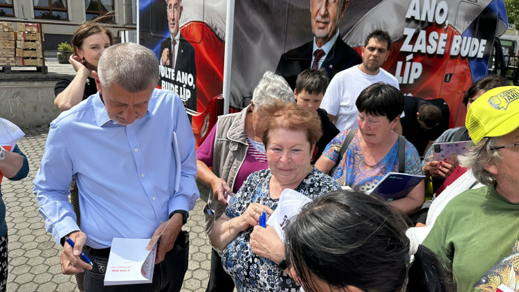 Andrej Babiš v Blovicích