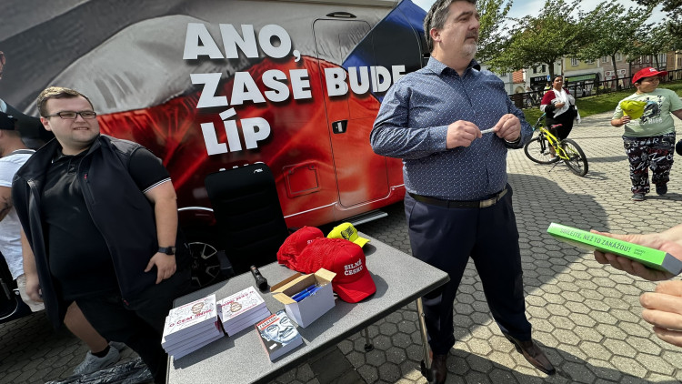 Andrej Babiš v Blovicích