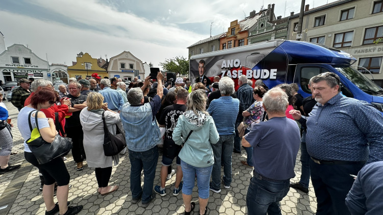 Andrej Babiš v Blovicích